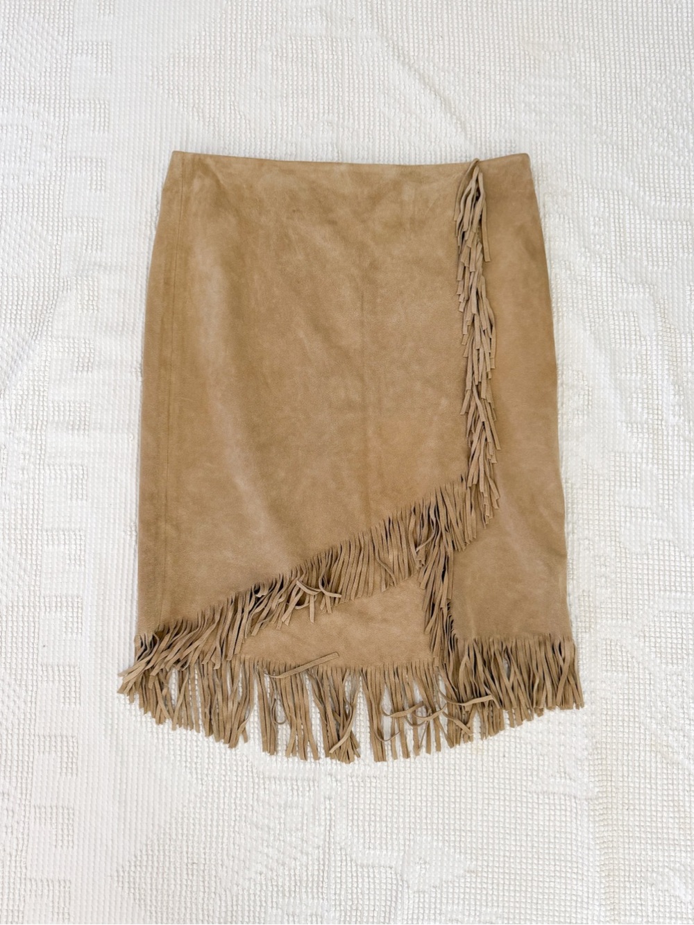 Polo Ralph Lauren Suede Fringe Skirt